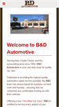 Mobile Screenshot of bdautomotive.com